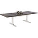 Marquez 71 X 42 inch Gotham Grey / Polished Extension Dining Table